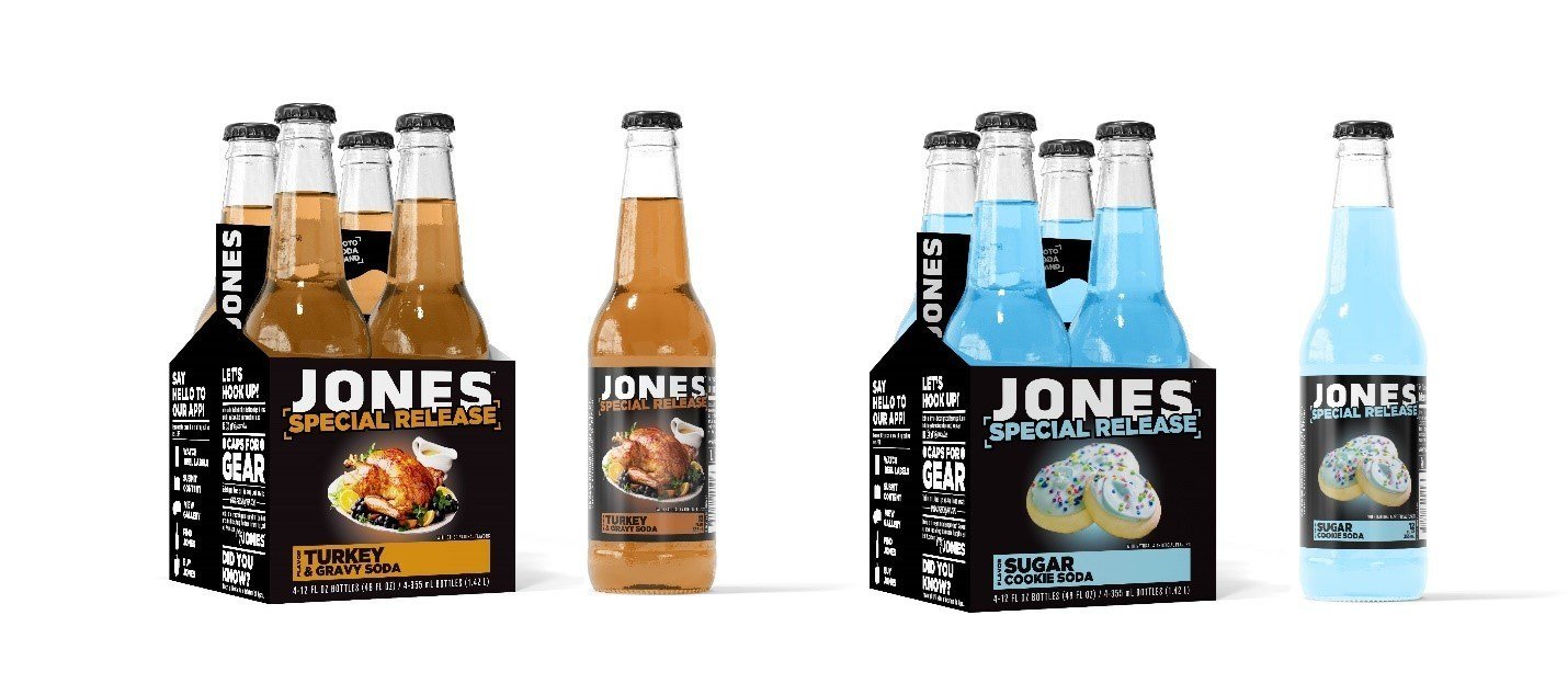 New Jones special release Turkey and Gravy Soda is back!