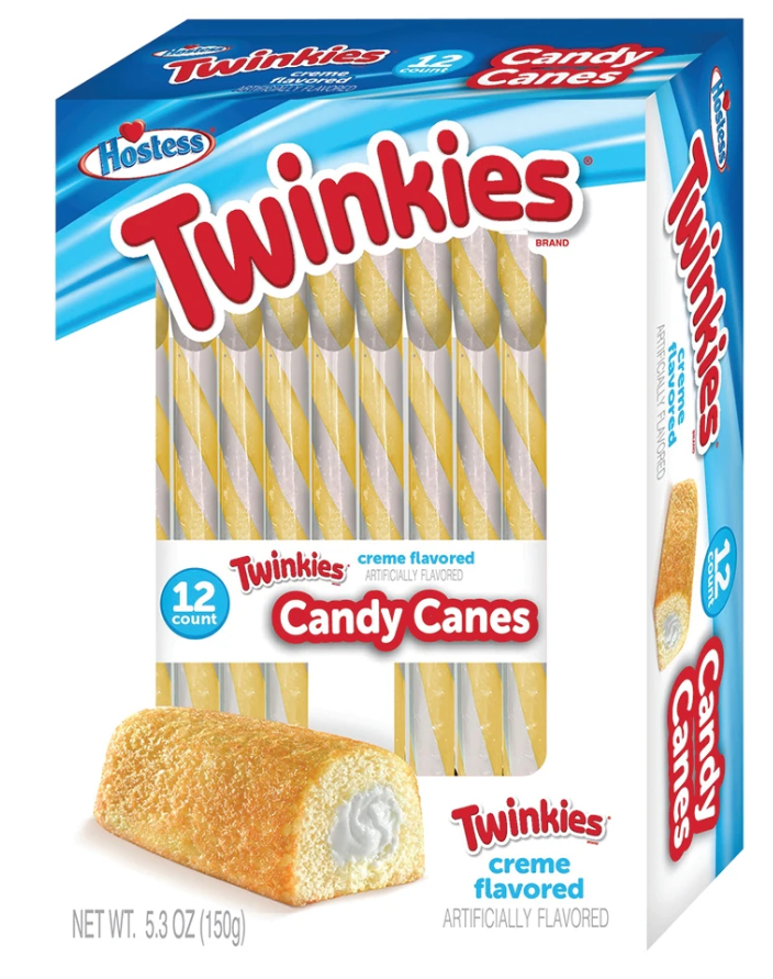 twinkies candy canes creme flavored