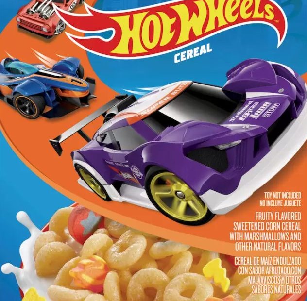hot wheels cereal