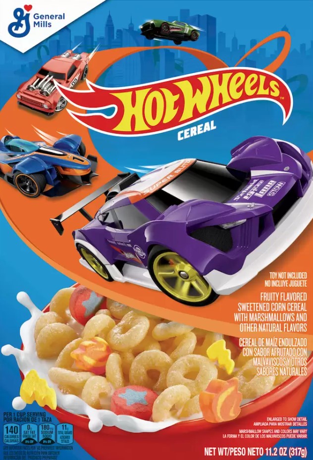 General Mills unveils new Hot Wheels cereal