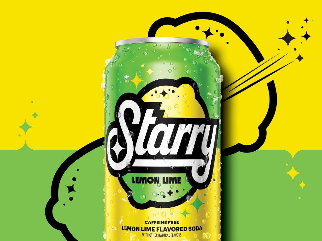 Starry Lemon Lime Soda brand