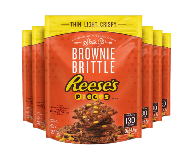 brownie brittle reeses pieces candy
