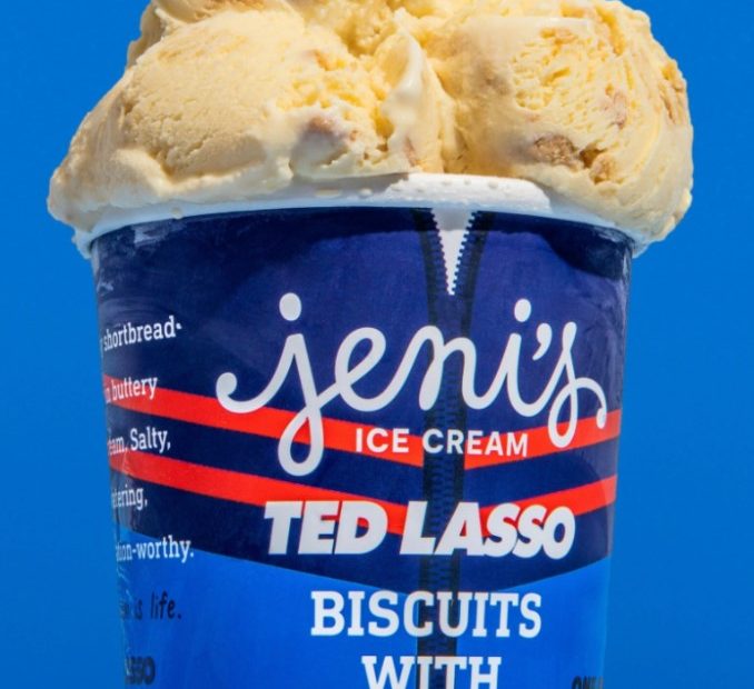 jennis ice cream ted lasso biscuits with the boss