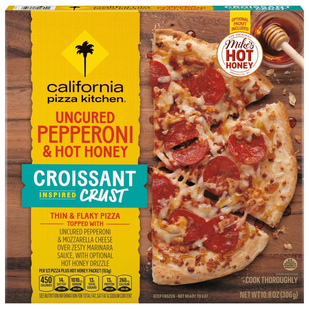CPK Boxed Croissant Crust Pep and Hot Honey