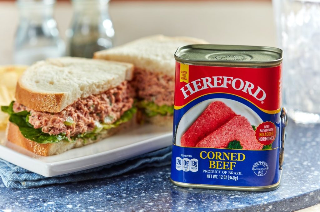 Win 52 free cans of Hereford Corned Beef
