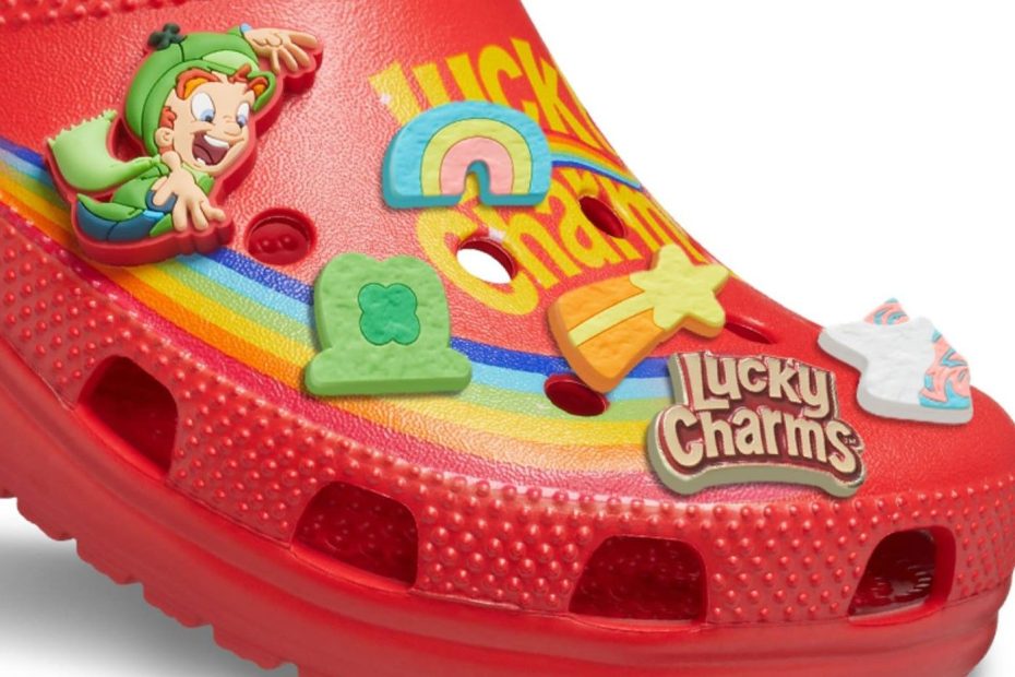 crocs classic lucky charms clogs
