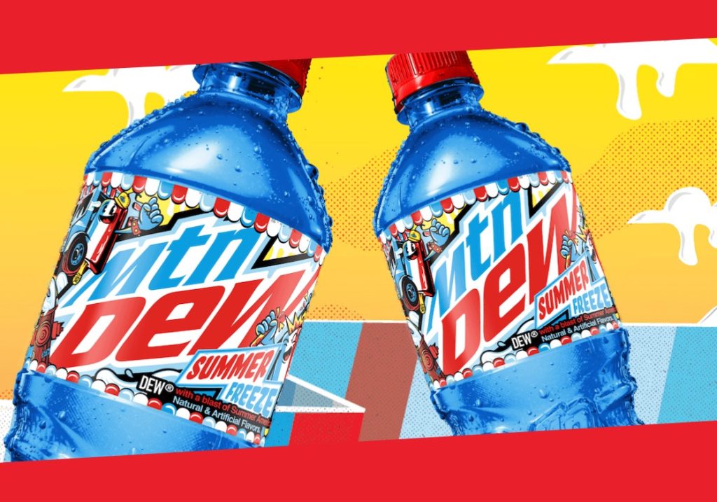 Mtn Dew makes a splash with the new Summer Freeze flavor
