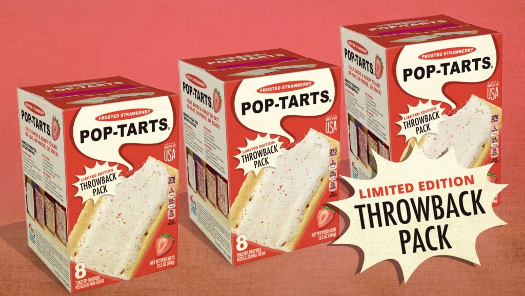 Pop-Tarts Throwback Packs pay homage to 60s retro packaging