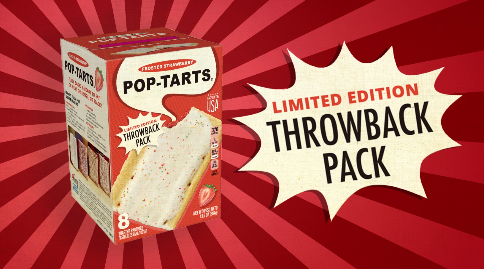 Pop-Tarts Throwback Packs pay homage to 60s retro packaging