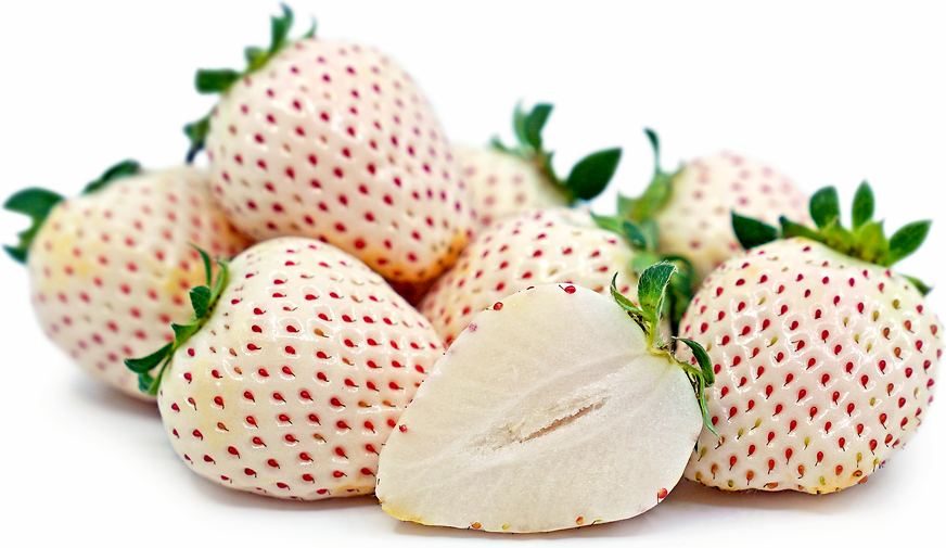 white chilian stawberries
