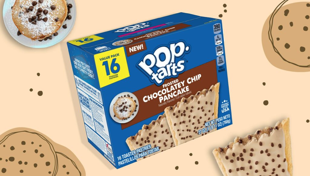 Pop-Tarts Frosted Chocolatey Chip Pancake is a fresh new take on a diner classic