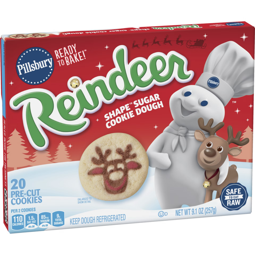 Delectable New Ready-to-Bake Pillsbury Holiday Sugar Cookies