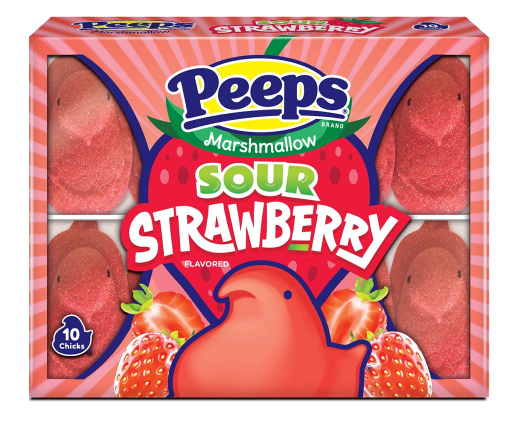Sour Strawberry Peeps: Peeps, the beloved marshmallow confectionary, is introducing three enticing store-exclusive flavors to sweeten the Easter candy season.