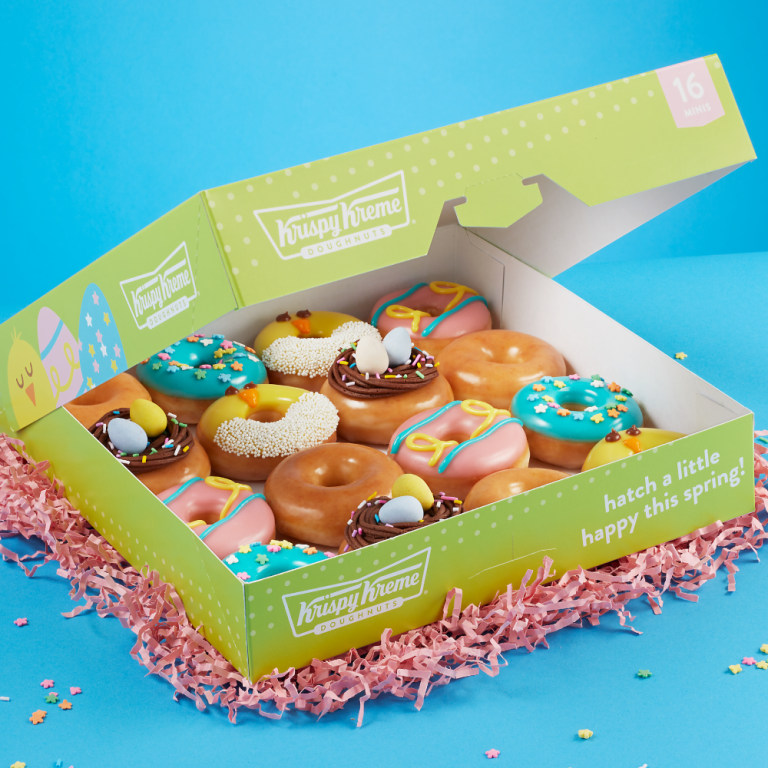 Krispy Kreme’s New Adorable Spring Mini Doughnuts