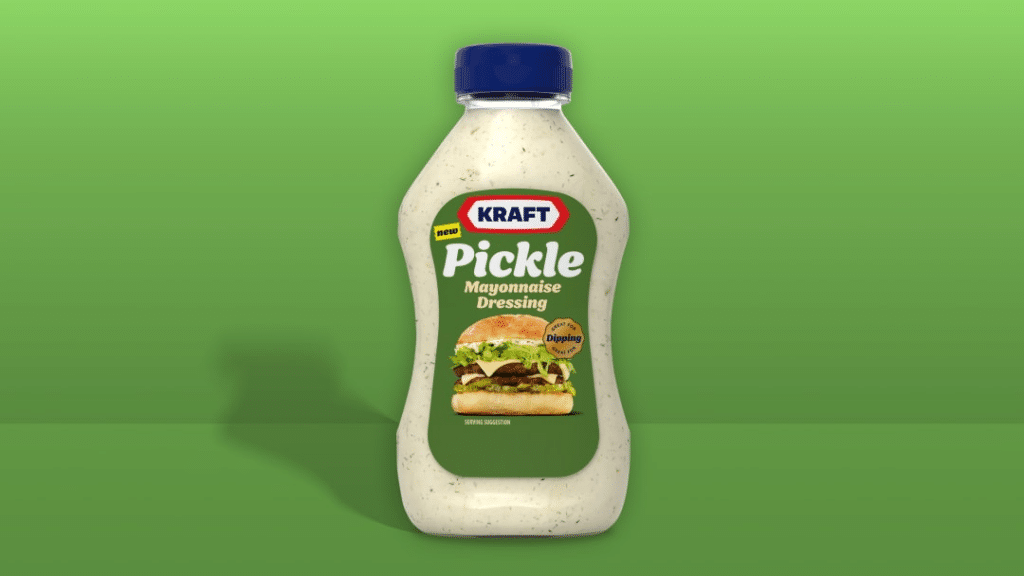 Kraft Pickle Mayonnaise, exclusively available at Walmart, taps into the ever-popular flavored mayonnaise trend while continuing the enduring love for all things pickle. 