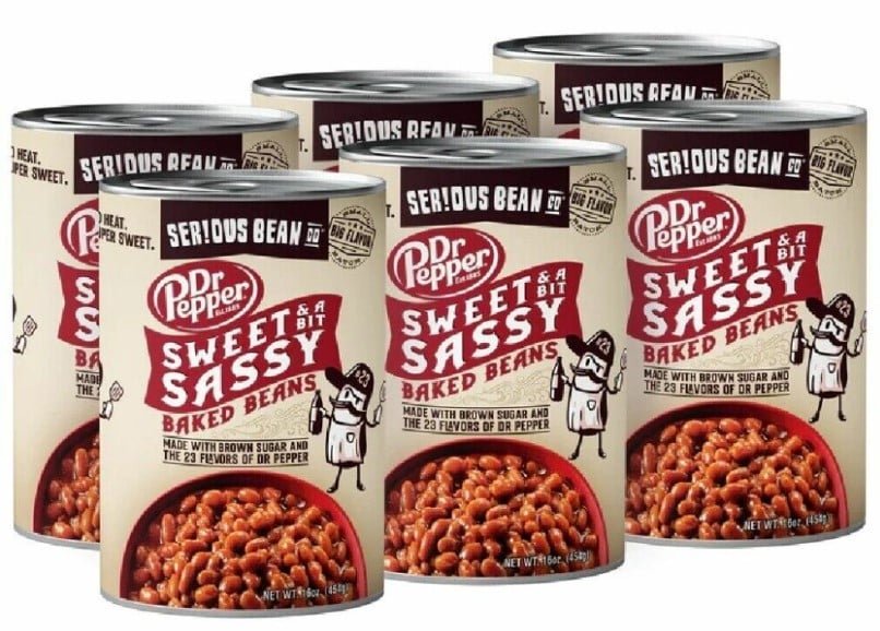 Serious Bean Co.'s Dr Pepper Sweet & A Bit Sassy Baked Beans are now available at major retailers like Walmart and Amazon. Perfect for adding a flavorful kick to your next campfire cookout, and guaranteed to bring some extra fun to your evening.