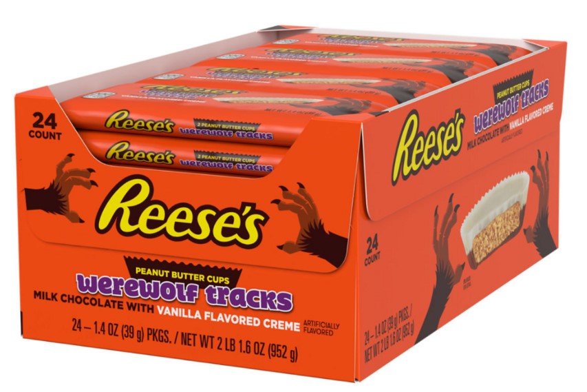 Reese's is back with a monstrous twist: new Reese's Werewolf Tracks! This Halloween, sink your fangs into a delicious homage to everyone's favorite shape-shifting lycanthrope.