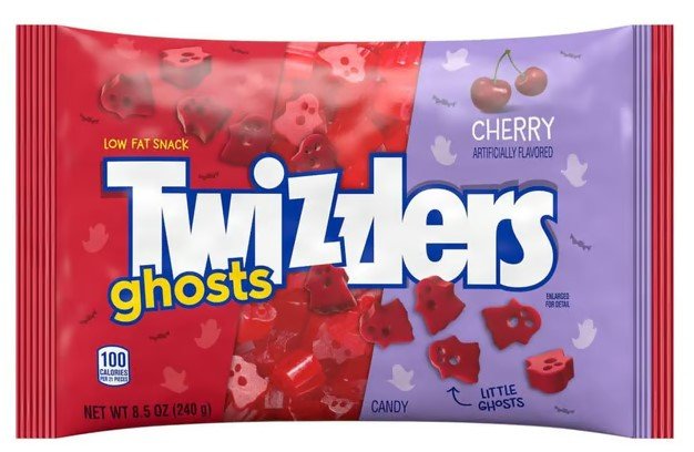 Discover the eerie essence of Halloween with TWIZZLERS Ghosts cherry-flavored candies! Perfect for haunted festivities and macabre traditions.