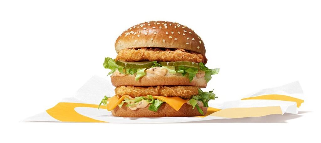 McDonald’s Chicken Big Mac is coming to the U.S.! Starting October 10, enjoy this crispy twist on a classic Big Mac at select locations for a limited time.