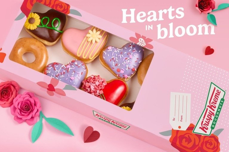 Ready to surprise your loved ones with the Hearts in Bloom Collection? Visit your nearest Krispy Kreme shop or order online today! Don’t wait—this limited-edition collection is available only through Valentine’s Day.