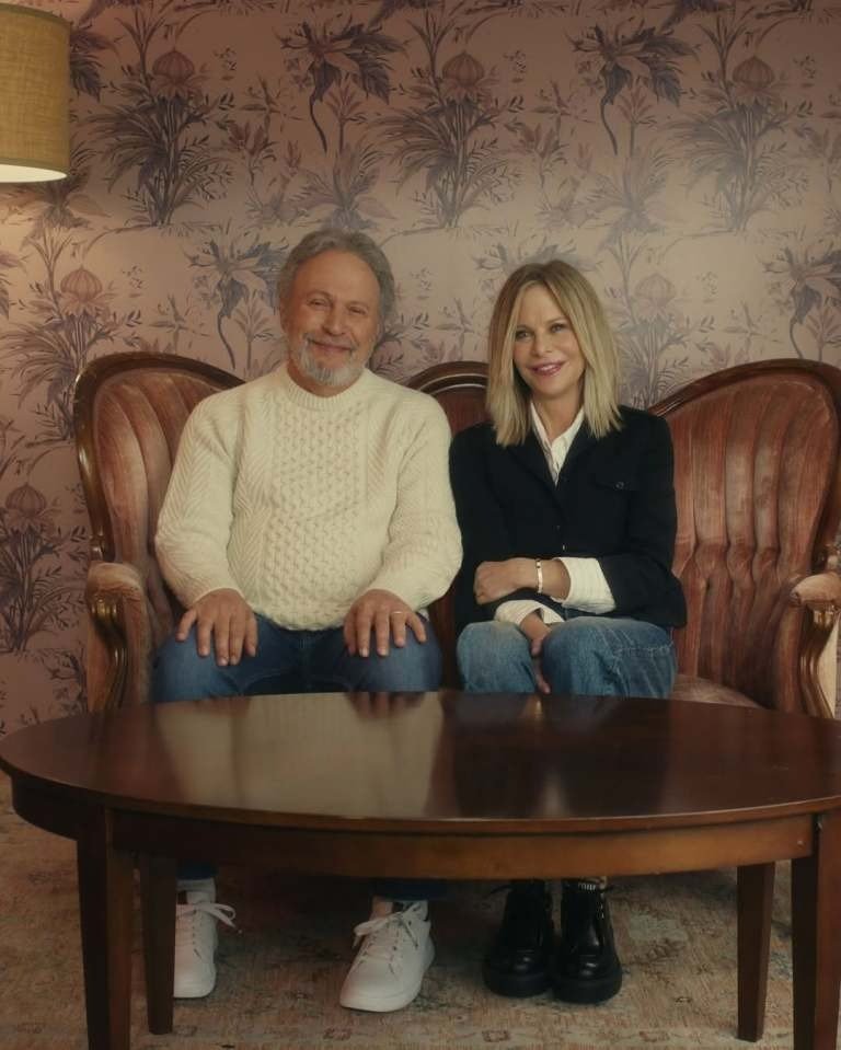 Meg Ryan and Billy Crystal reunite in a nostalgic Hellmann’s Super Bowl ad, recreating the iconic ‘When Harry Met Sally’ diner scene. Watch the commercial now!