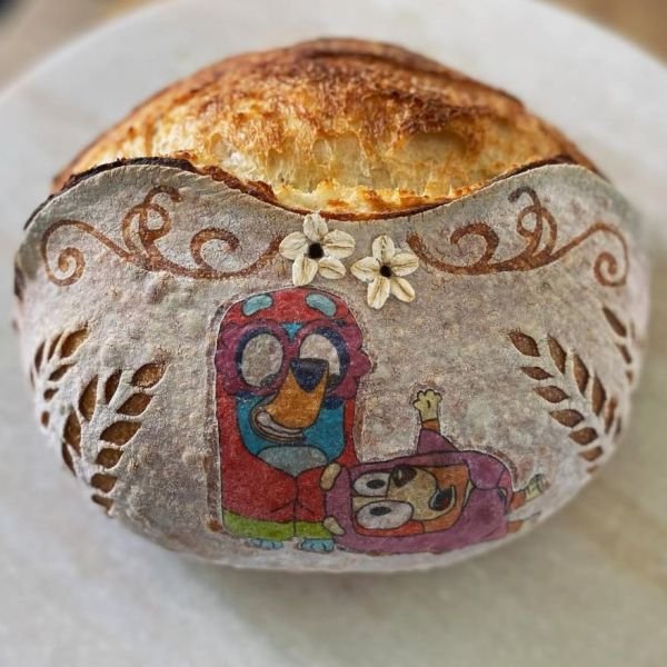 Kelsey Piggott, a North Salt Lake baker, turns sourdough into stunning works of art. Her bread designs showcase creativity and passion for edible masterpieces.