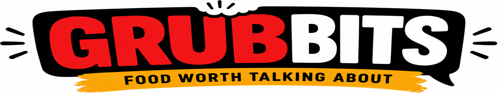 Grubbits logo with the tagline “Food Worth Talking About”